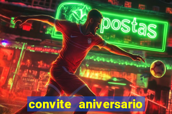 convite aniversario infantil futebol